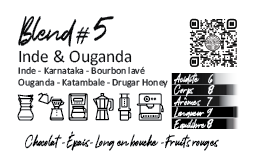 carte d'identité de notre Blend#5