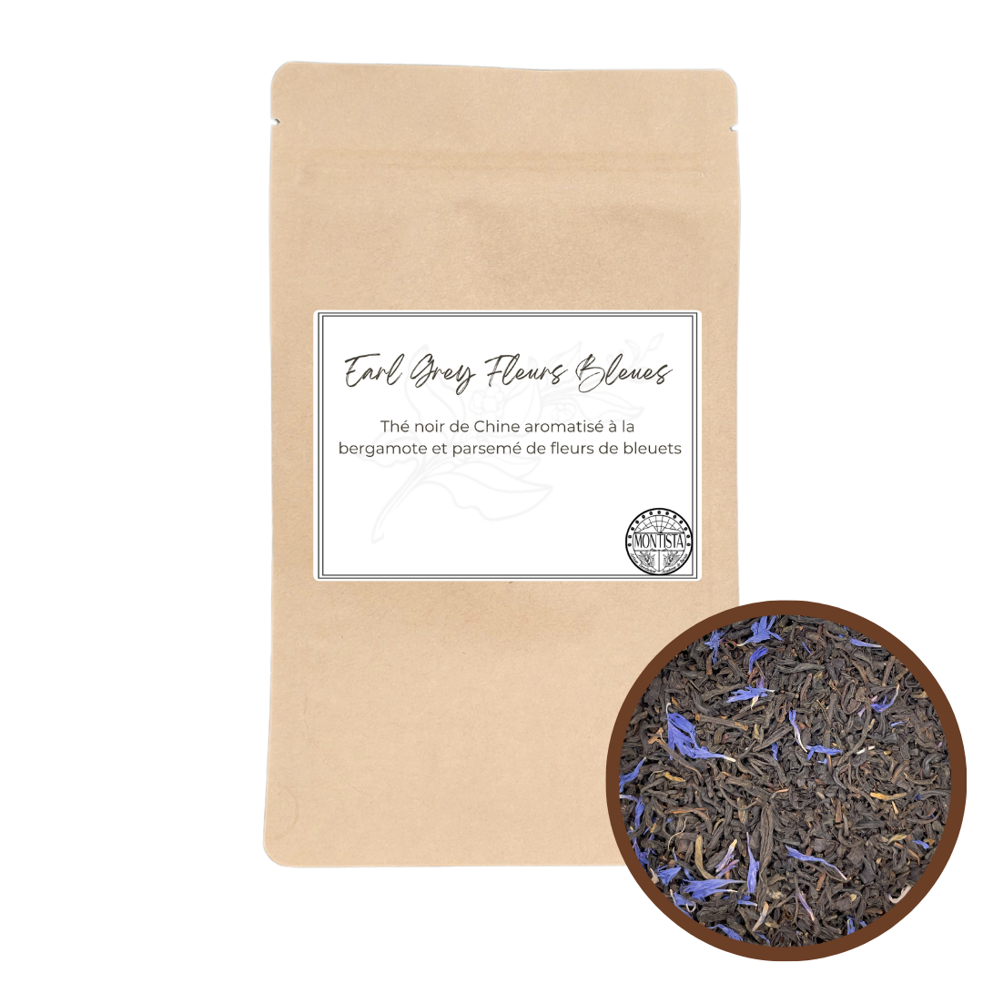 Thé Noir Aromatisé - Earl Grey Fleurs Bleues