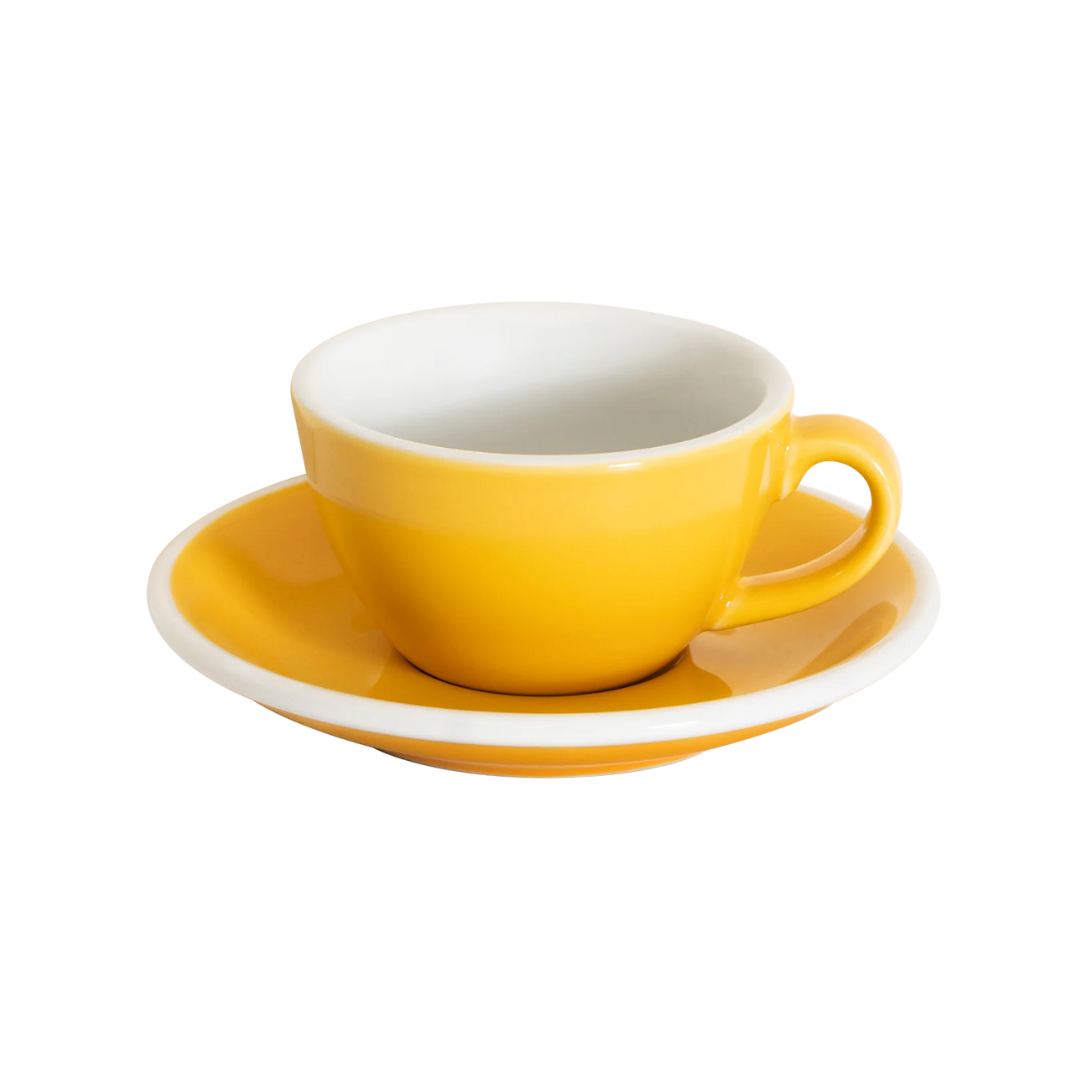 tasse cappuccino jaune