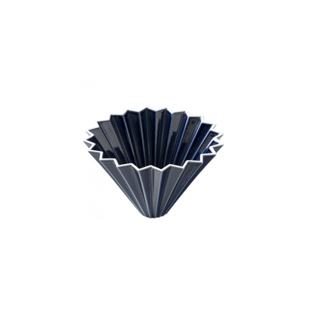 dripper céramique bleu foncé