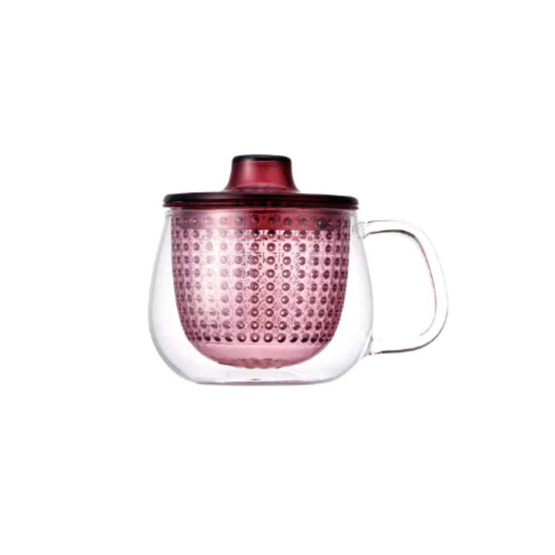Kinto Unimug avec infuseur rouge 35cl – Mug à thé avec filtre intégré